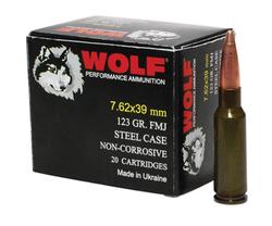 Wolf 762WFMJ Polyformance 7.62mmX39mm Bimetal Jacket 123 GR 1000Rds