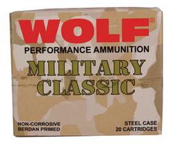 Wolf Performance Ammo MC30-06FMJ168 MLT 30-06 168GR 500Rounds