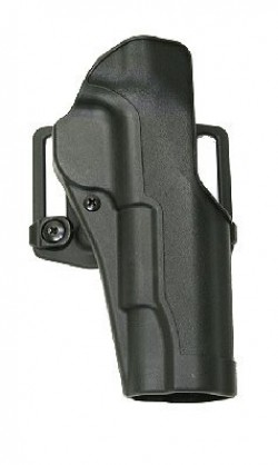 BlackHawk CQC SERPA Holster w/ Belt Loop & Paddle, Right Hand, Black, For Glock 17/22/31